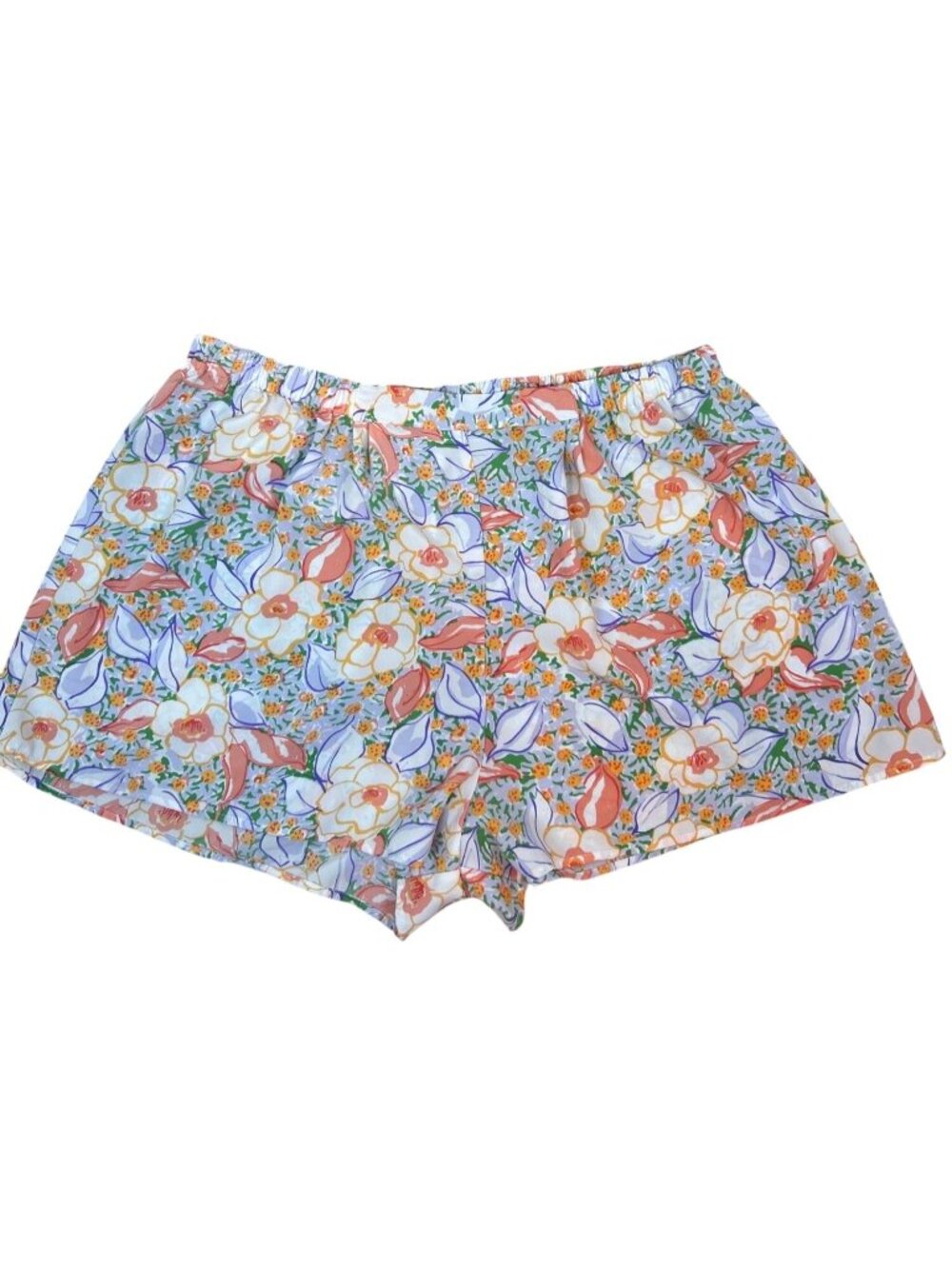 Vtg Victoria's Secret Gold Label Pajama Pants Sz M Silky Floral Y2K Loungewear
